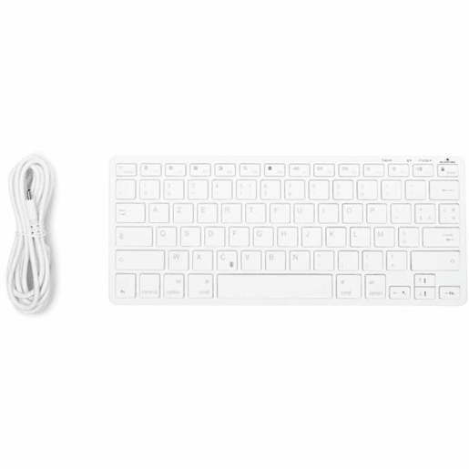 Teclado Bluestork Azerty Francês Branco Teclado Bluestork Azerty Francês Branco
