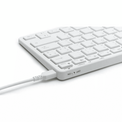 Teclado Bluestork Azerty Francês Branco Teclado Bluestork Azerty Francês Branco