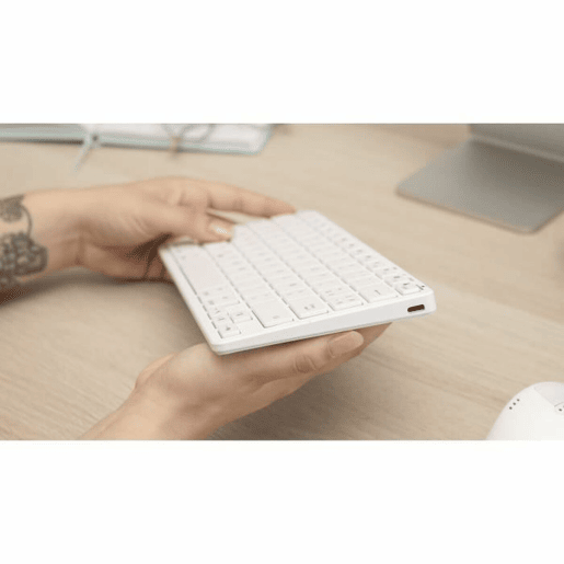 Teclado Bluestork Azerty Francês Branco Teclado Bluestork Azerty Francês Branco