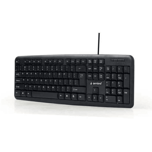 Teclado GEMBIRD KB-U-103-ES Preto Espanhol Teclado GEMBIRD KB-U-103-ES Preto Espanhol