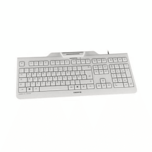 Teclado com Leitor Cherry JK-A0100ES-0 Branco