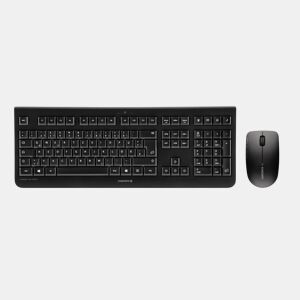 Teclado e Rato sem Fios Cherry JD-0710ES-2 Preto Qwerty espanhol QWERTY
