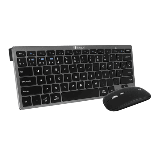 Teclado Subblim SUBKBC-OCO020 Cinzento (2 Unidades) Teclado Subblim SUBKBC-OCO020 Cinzento (2 Unidades)