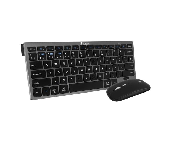 Teclado subblim subkbc-oco020 gris (2 unidades)