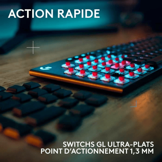 Teclado Logitech G915 X Preto Francês AZERTY