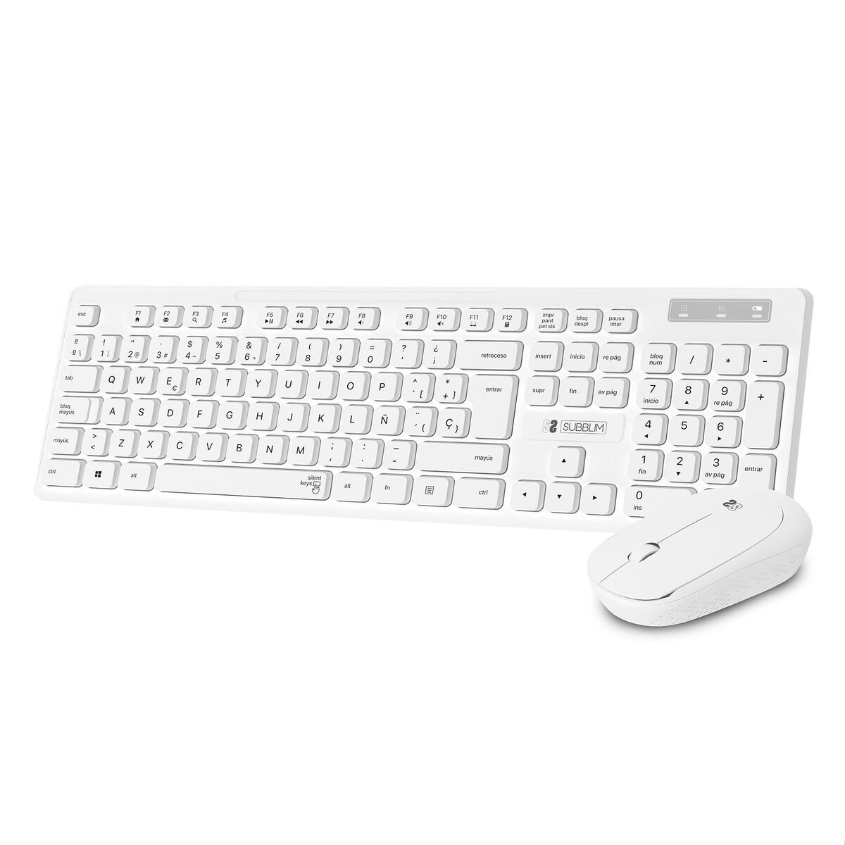 Teclado y Ratón Inalámbrico SUBKBCCSSW11