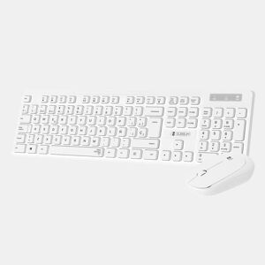 Teclado e Rato sem Fios Subblim BUSINESS SLIM Branco