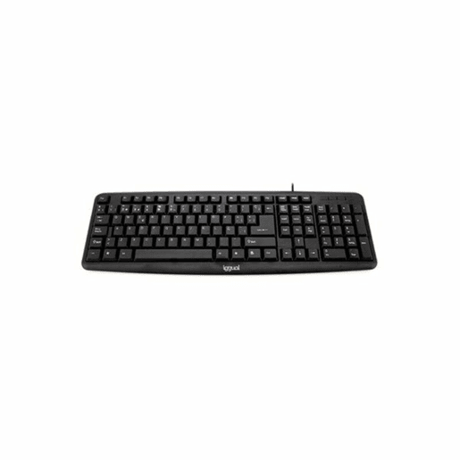 Teclado iggual CK-BASIC-105T QWERTY USB Preto Espanhol Macaco (1 Peça) Teclado iggual CK-BASIC-105T QWERTY USB Preto Espanhol Macaco (1 Peça)
