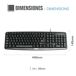 Teclado CK-BASIC-105T Teclado CK-BASIC-105T Negro