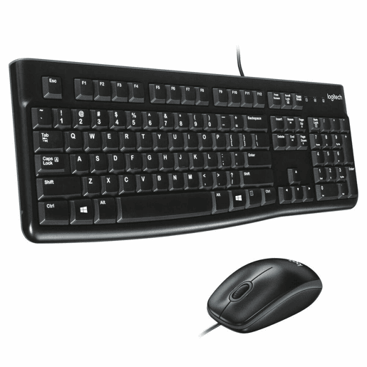 Teclado Logitech Desktop MK120 QWERTY Preto português