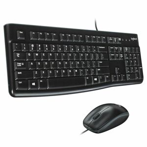 Teclado Logitech Desktop MK120 QWERTY Preto português