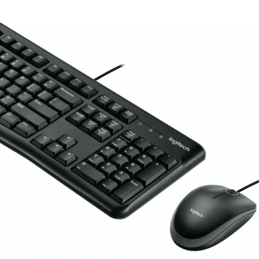 Teclado Logitech Desktop MK120 QWERTY Preto português