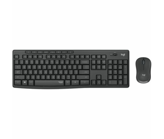 Teclado y ratón inalámbrico logitech 920-009870 inalámbrico negro gris grafito portugués