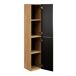 Conjunto de muebles de lavabo individual 2 cajones y columna Elora 120 Conjunto de muebles de lavabo individual 2 cajones y columna Elora 120 Madera