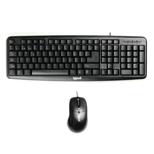 Teclado e Rato iggual COM-CK-BASIC QWERTY USB Teclado e Rato iggual COM-CK-BASIC QWERTY USB