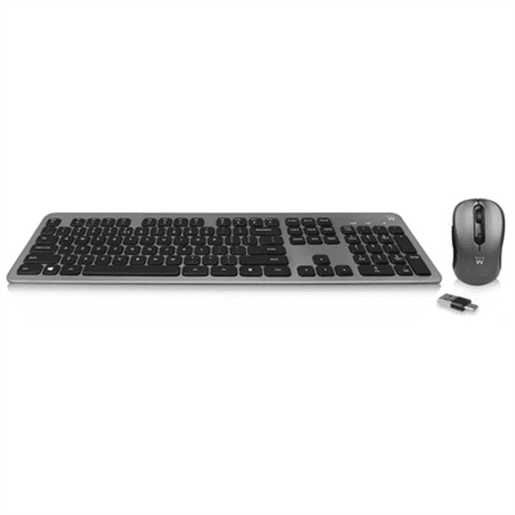 Teclado e Rato Ewent EW3272 Preto Qwerty espanhol QWERTY