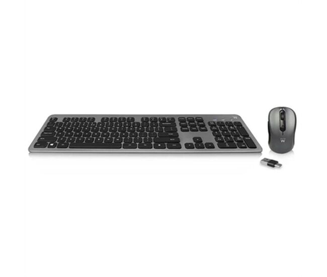 Teclado y ratón ewent ew3272 negro qwerty español qwerty