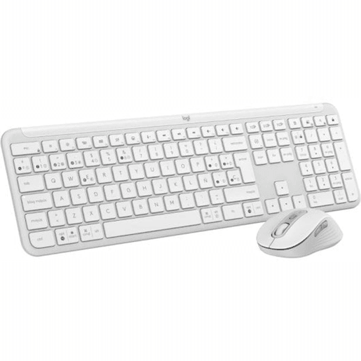 Teclado Logitech Branco Qwerty espanhol QWERTY Teclado Logitech Branco Qwerty espanhol QWERTY