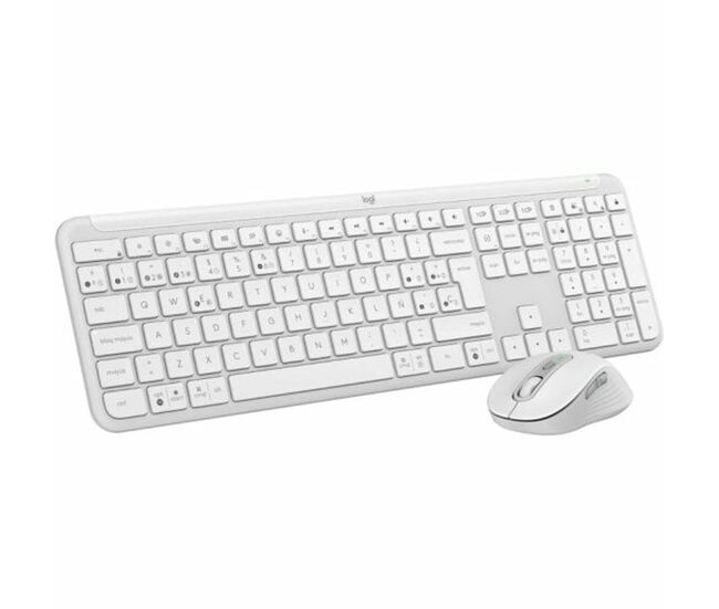 Teclado logitech blanco qwerty español qwerty