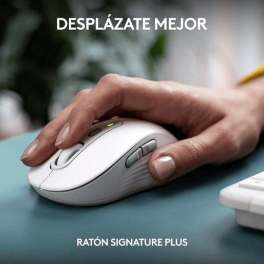 Teclado Logitech Branco Qwerty espanhol QWERTY Teclado Logitech Branco Qwerty espanhol QWERTY