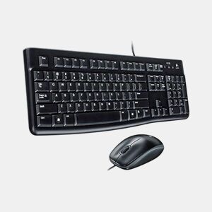 Teclado e rato óticos Logitech 920-002562 Preto Inglês QWERTY
