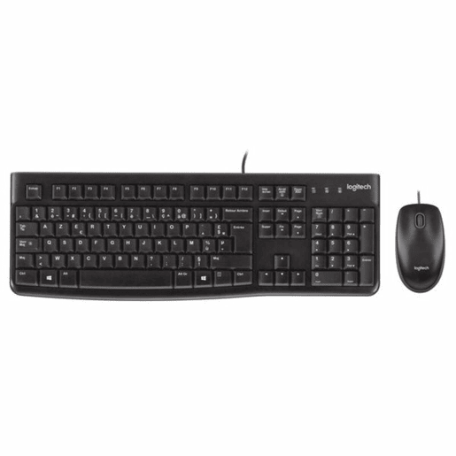 Teclado e rato óticos Logitech 920-002562 Preto Inglês QWERTY Teclado e rato óticos Logitech 920-002562 Preto Inglês QWERTY