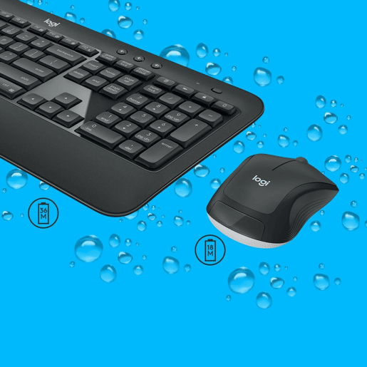Teclado e Rato Logitech 920-008685 Preto Qwerty US Teclado e Rato Logitech 920-008685 Preto Qwerty US