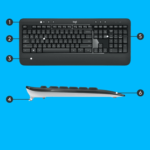 Teclado e Rato Logitech 920-008685 Preto Qwerty US Teclado e Rato Logitech 920-008685 Preto Qwerty US