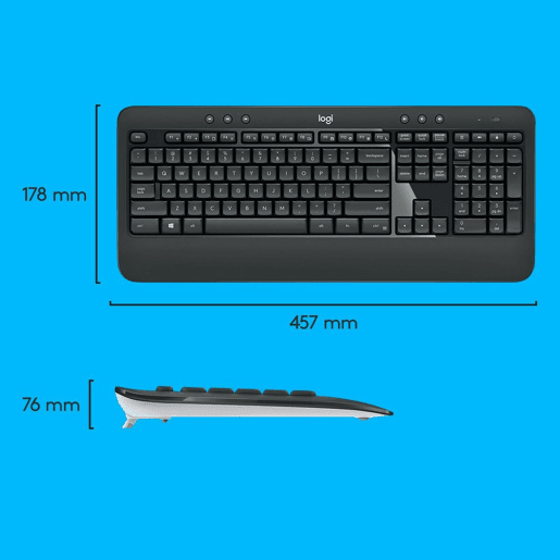 Teclado e Rato Logitech 920-008685 Preto Qwerty US Teclado e Rato Logitech 920-008685 Preto Qwerty US