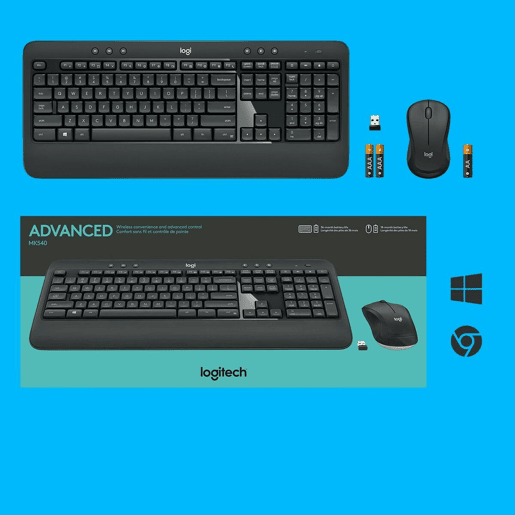 Teclado e Rato Logitech 920-008685 Preto Qwerty US Teclado e Rato Logitech 920-008685 Preto Qwerty US