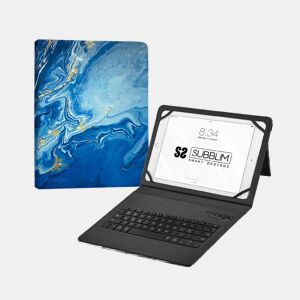 Teclado Bluetooth com Suporte para Táblete Subblim SUBKT5-BTTB01 Qwerty espanhol Multicolor Espanhol