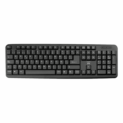 Teclado Ewent EW3109 PS2 USB Preto Teclado Ewent EW3109 PS2 USB Preto