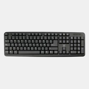 Teclado Ewent EW3109 PS2 USB Preto
