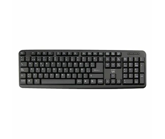 Teclado ewent ew3109 ps/2 usb negro