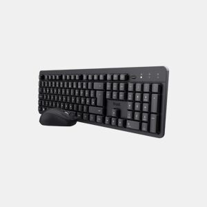 Teclado e Rato Trust TKM-360 Preto Qwerty espanhol