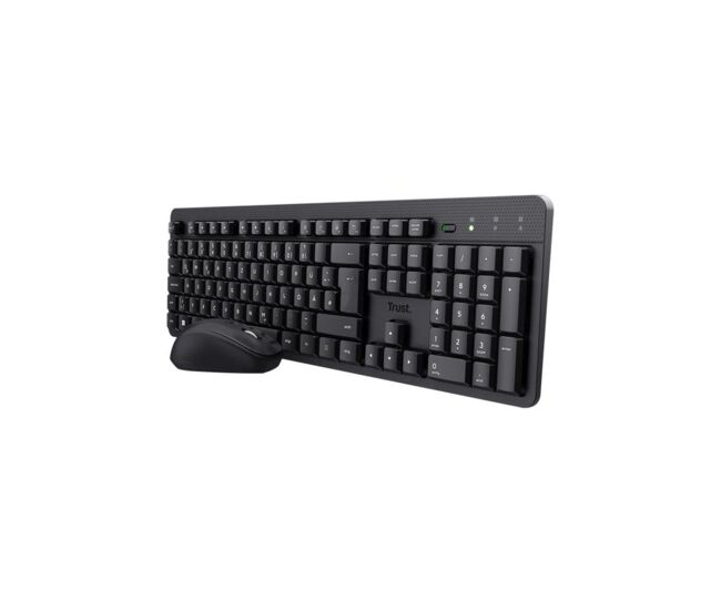 Teclado y ratón trust tkm-360 negro qwerty español