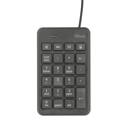 Teclado numérico Trust 22221 Preto Teclado numérico Trust 22221 Preto