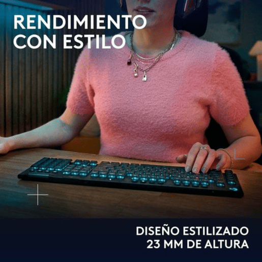 Teclado Logitech 920-012723 Preto Teclado Logitech 920-012723 Preto