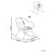 Beliani Silla mecedora LAVINIO Beliani Silla mecedora LAVINIO Natural