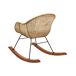 Beliani Silla mecedora LAVINIO Beliani Silla mecedora LAVINIO Natural