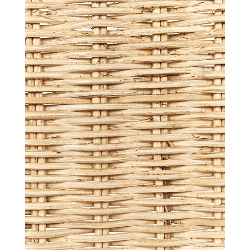 Poltrona de Baloiço LAVINIO Conjunto de 2 Rattan Natural