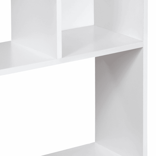 Estante de 5 prateleiras com 10 compartimentos, Pieter, Branco, 83x23.4x173 cm
