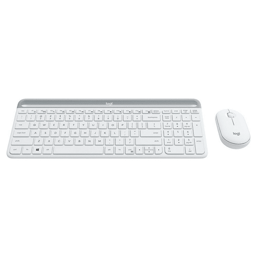 Rato e Teclado Logitech MK470 Branco Francês AZERTY Rato e Teclado Logitech MK470 Branco Francês AZERTY