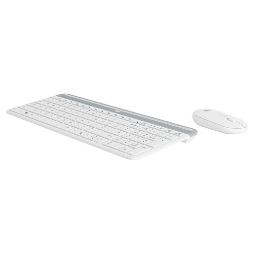 Rato e Teclado Logitech MK470 Branco Francês AZERTY Rato e Teclado Logitech MK470 Branco Francês AZERTY