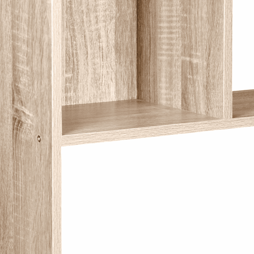 Estante de 5 prateleiras com 10 compartimentos, Pieter, Natural, 83x23.4x173 cm