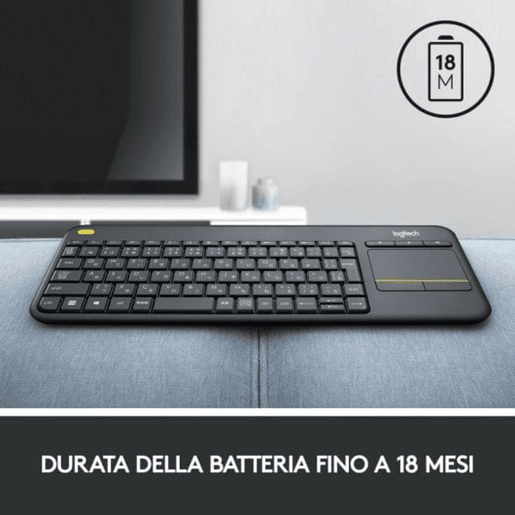 Teclado Logitech 920-007135 Cinzento QWERTY Teclado Logitech 920-007135 Cinzento QWERTY