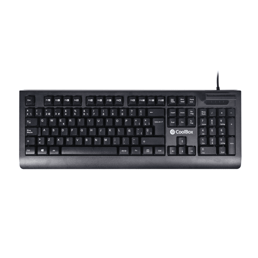 Teclado CoolBox COO-TEC04DNI Preto Qwerty espanhol QWERTY