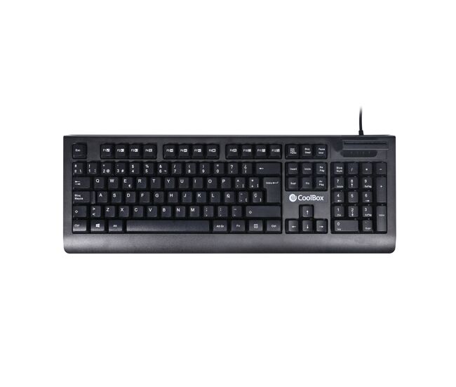 Teclado coolbox coo-tec04dni negro qwerty español qwerty