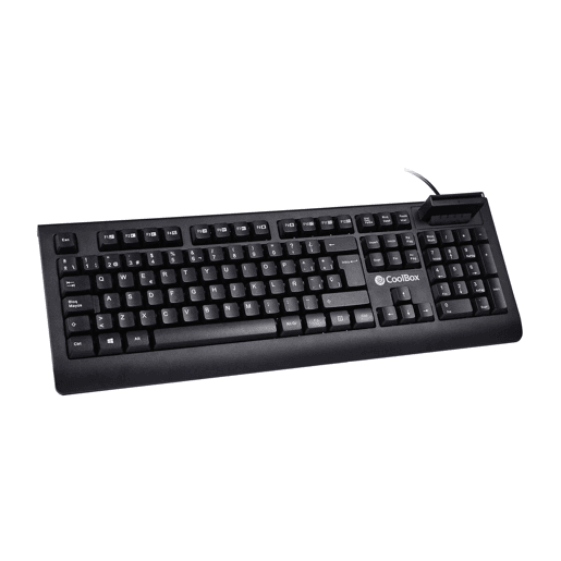 Teclado CoolBox COO-TEC04DNI Preto Qwerty espanhol QWERTY