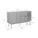 Aparador escandinavo efecto madera con 2 puertas, 150cm 150 Aparador escandinavo efecto madera con 2 puertas, 150cm 150 Madera